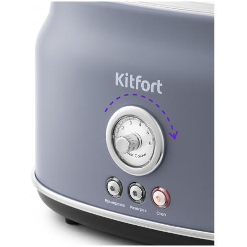 Тостер Kitfort KT-2038-3 (серый) 2