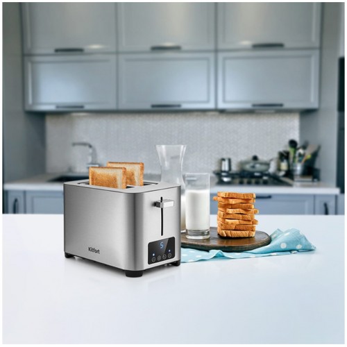 Тостер Kitfort KT-2048 (серебристый) 7