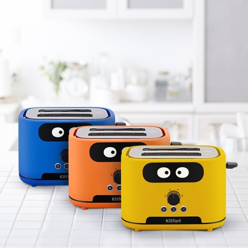 Тостер Kitfort КТ-4093-1 (желтый) 5