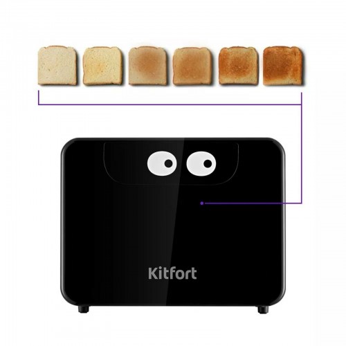 Тостер Kitfort КТ-4094 (черный) 8