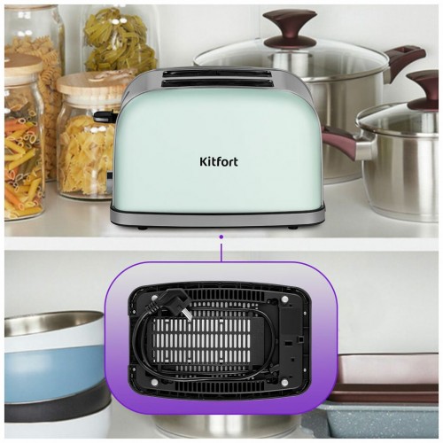 Тостер Kitfort КТ-4098 (мятный) 6