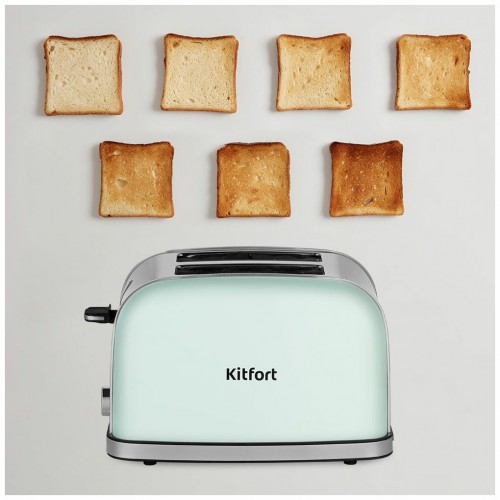 Тостер Kitfort КТ-4098 (мятный) 8