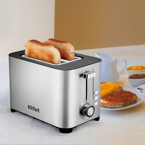 Тостер Kitfort КТ-6099 (серебристый) 1