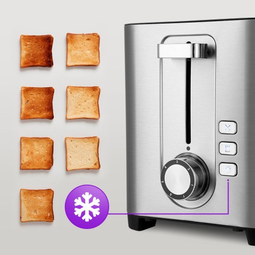 Тостер Kitfort КТ-6099 (серебристый) 3