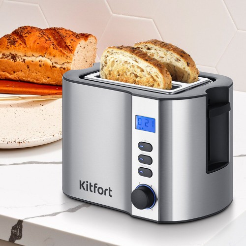 Тостер Kitfort КТ-6251 (серебристый) 1