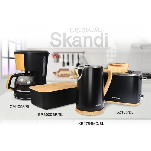 Тостер Oursson TS2106/BL (черный) 1