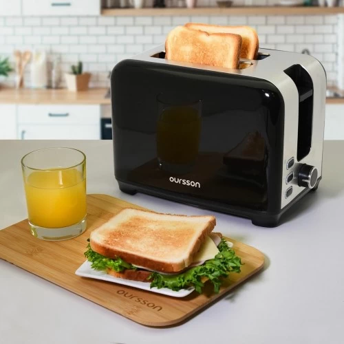 Тостер Oursson TS2120/BL (черный) 