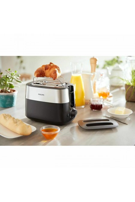 Тостер Philips HD2517/90 (черный/серебристый) 6