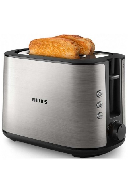Тостер Philips HD2650/90 Viva Collection (нержавеющая сталь/черный) 