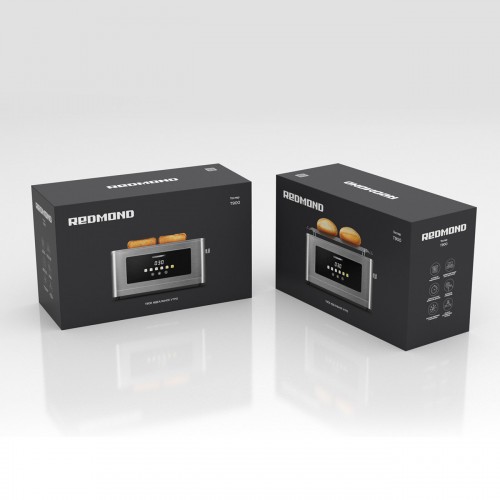 Тостер REDMOND T900 (серебристый) 8