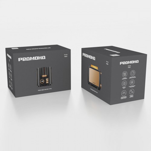 Тостер Redmond T901 (черный/бронзовый) 9
