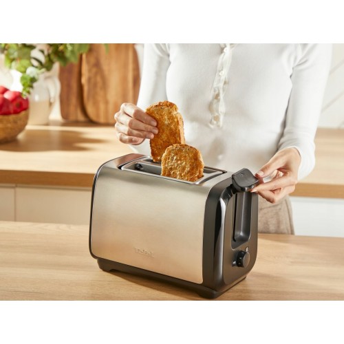 Тостер Tefal Subito TT5S1DE0 (серебристый/черный) 5