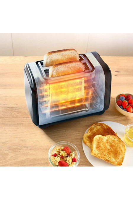 Тостер Tefal Subito TT5S1DE0 (серебристый/черный) 6