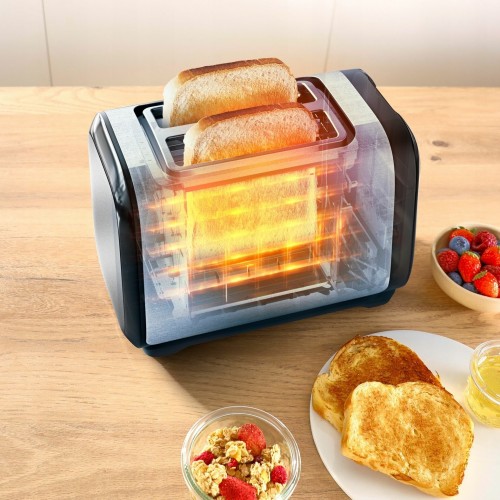 Тостер Tefal Subito TT5S1DE0 (серебристый/черный) 7