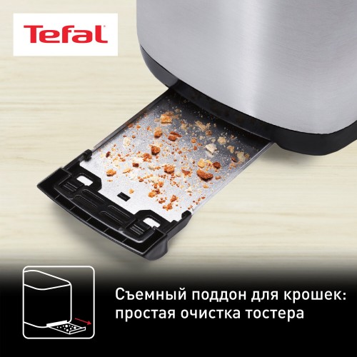 Тостер Tefal TT365031 (черный/нержавеющая сталь) 1