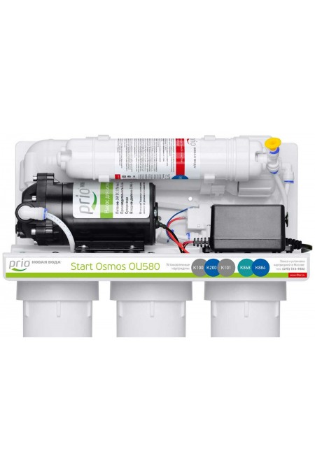 Фильтр для воды Prio Новая Вода Start Osmos OU580 (белый) 1