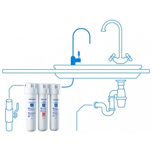 Фильтр под мойкой Аквафор Кристалл Эко (белый) 5