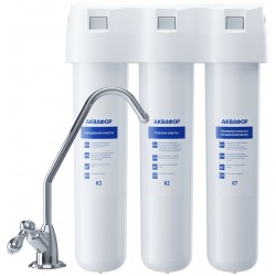 Фильтр под мойкой Аквафор Кристалл тройка+кран (белый)