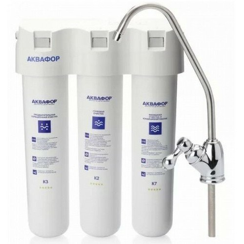 Фильтр под мойкой Аквафор Кристалл тройка+кран (белый) 9