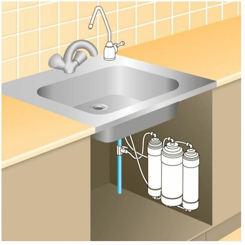 Фильтр под мойкой Prio Новая Вода Econic Osmos Stream OD310 (белый) 8