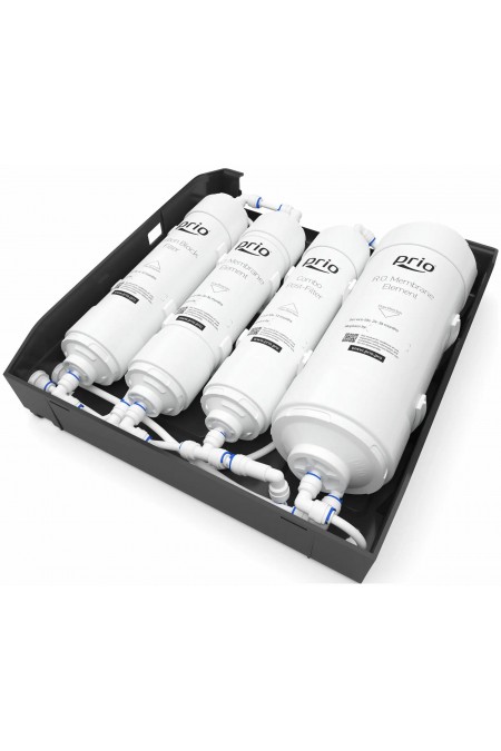 Фильтр под мойкой Prio Новая Вода Expert Osmos Stream MOD620 (черный/белый) 4