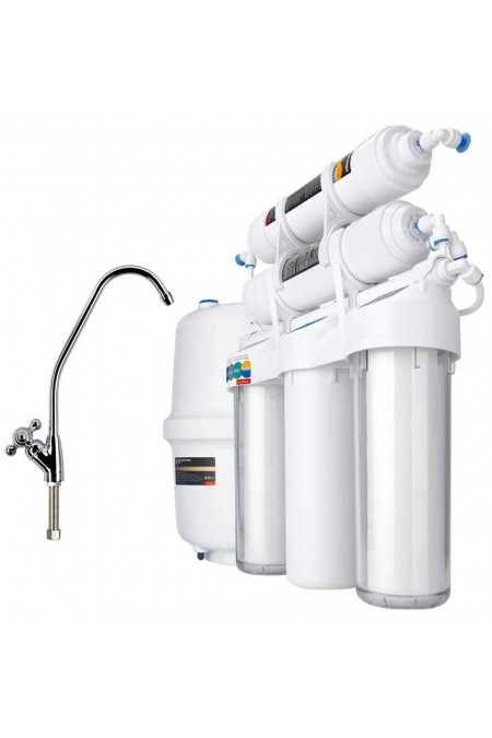 Фильтр под мойкой Prio Новая Вода Praktic Osmos OU510 (белый) 