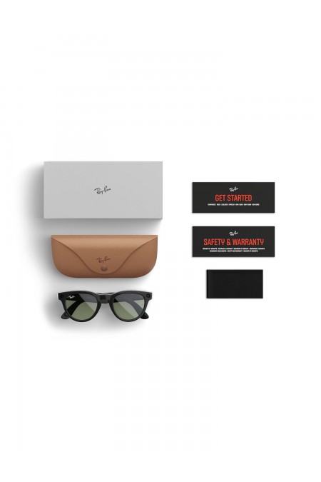 Умные очки Ray-Ban Meta Headliner Gen2 S50 (RW4013) (глянцевый черный/линзы зеленые) 4
