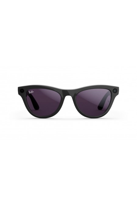 Умные очки Ray-Ban Meta Skyler Gen2 S52 (RW4014) (глянцевый черный/линзы аметистовые фотохром) 