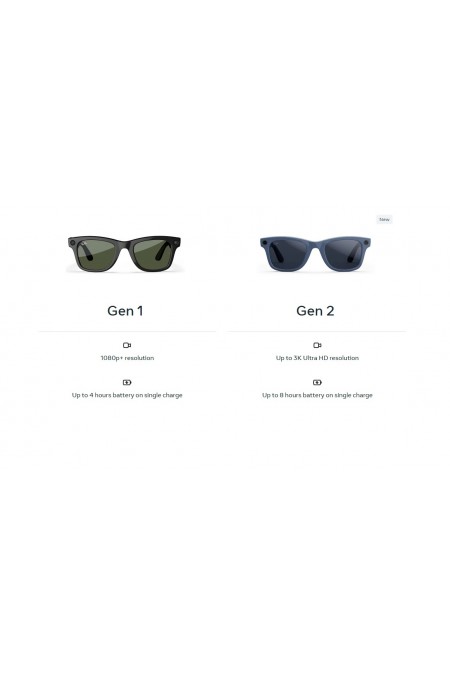 Умные очки Ray-Ban Meta Skyler Gen2 S52 (RW4014) (глянцевый черный/линзы аметистовые фотохром) 5