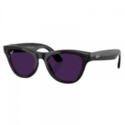 Умные очки Ray-Ban Meta Skyler S50 (RW4010) (глянцевый черный/линзы аметистовые фотохром)