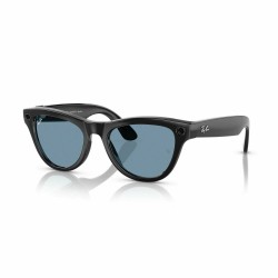 Умные очки Ray-Ban Meta Skyler S50 (RW4010) (глянцевый черный/линзы лазурно-голубой фотохром)