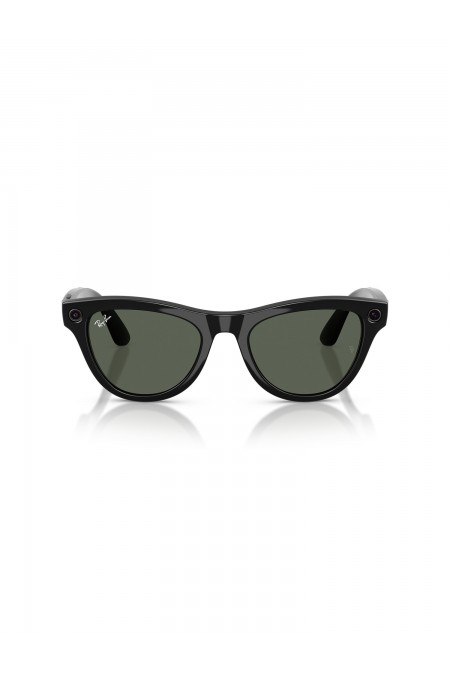 Умные очки Ray-Ban Meta Skyler S50 (RW4010) (глянцевый черный/линзы зеленые) 1