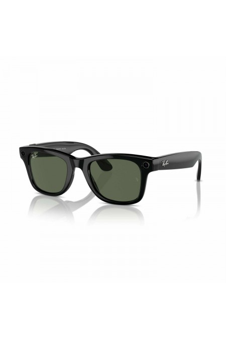 Умные очки Ray-Ban Meta Wayfarer Gen2 S50 (RW4012) (глянцевый черный/линзы зеленые фотохром) 