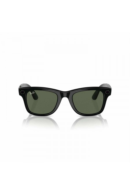 Умные очки Ray-Ban Meta Wayfarer Gen2 S50 (RW4012) (глянцевый черный/линзы зеленые фотохром) 1