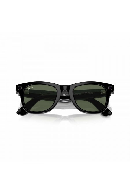 Умные очки Ray-Ban Meta Wayfarer Gen2 S50 (RW4012) (глянцевый черный/линзы зеленые фотохром) 2