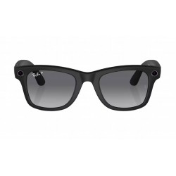 Умные очки Ray-Ban Meta Wayfarer S50 (RW4006) (поляризационные) (матовый черный/линзы градиентный графит)