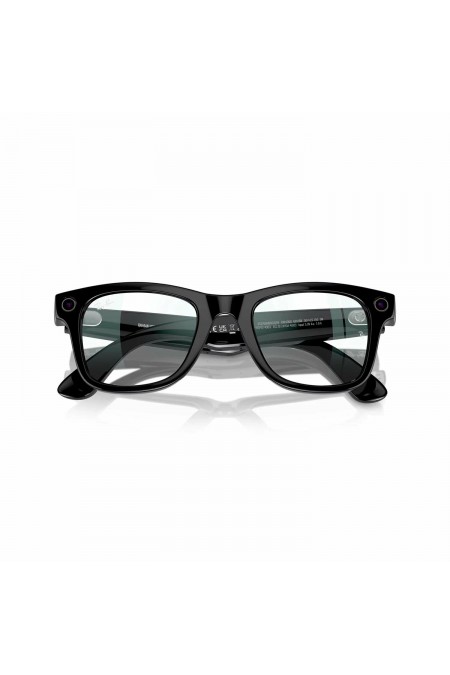 Умные очки Ray-Ban Meta Wayfarer S53 (RW4008) (глянцевый черный/линзы прозрачные) 2