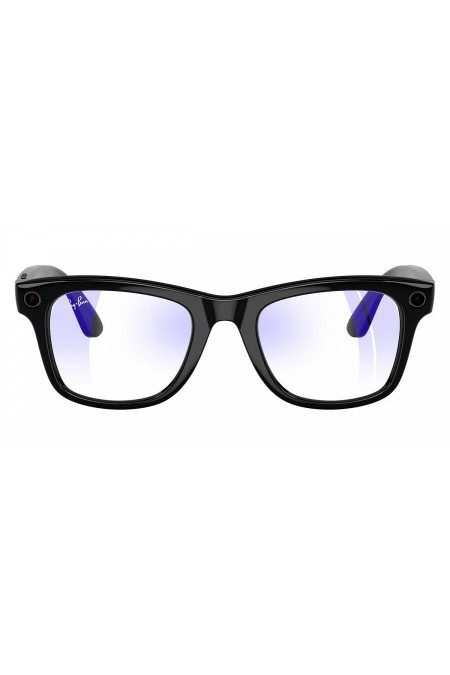 Умные очки Ray-Ban Meta Wayfarer S53 (RW4008) (глянцевый черный/линзы зеленые фотохром) 1