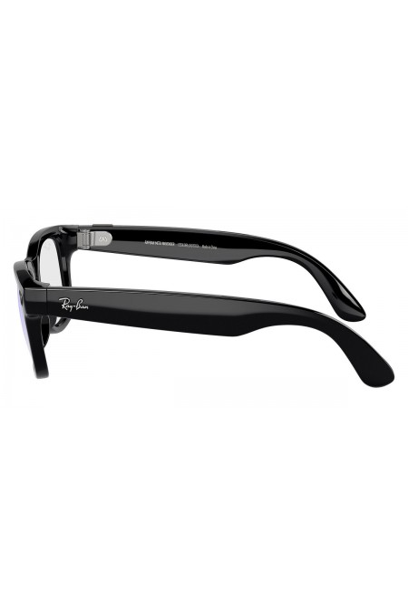Умные очки Ray-Ban Meta Wayfarer S53 (RW4008) (глянцевый черный/линзы зеленые фотохром) 2