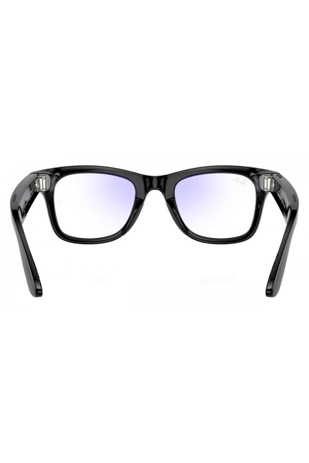 Умные очки Ray-Ban Meta Wayfarer S53 (RW4008) (глянцевый черный/линзы зеленые фотохром) 3