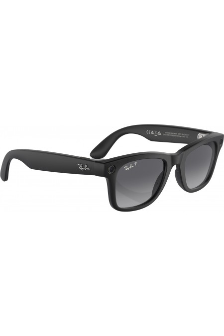 Умные очки Ray-Ban Meta Wayfarer S53 (RW4008) (матовый черный/линзы градиентный графит) 2
