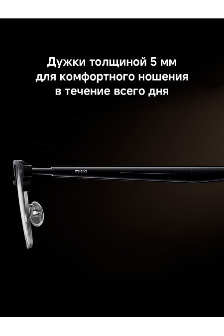 Умные очки Xiaomi Mijia Smart Audio Glasses Browline (BHR08VXGL) (черный/линзы хамелеон) 1