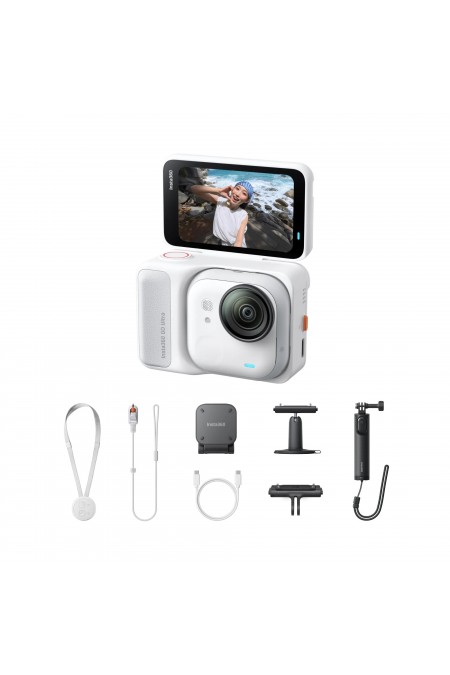 Экшн-камера Insta360 Go Ultra Creator Bundle (белый) 