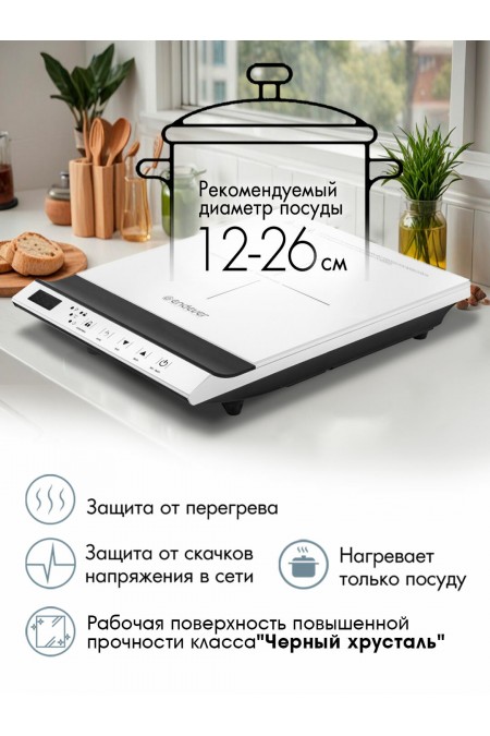 Индукционная плита Endever Skyline IP-68 (белый) 3