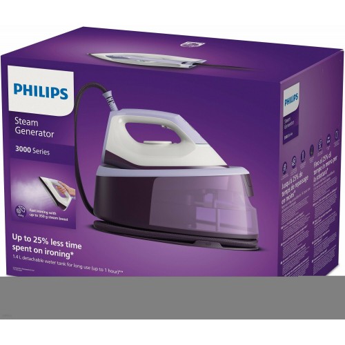 Парогенератор PHILIPS Series 3000 PSG3000/30 (фиолетовый/белый) 3