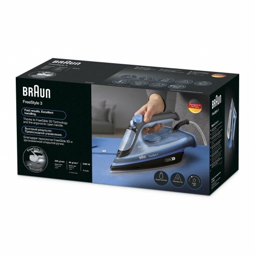 Утюг Braun FreeStyle 3 FI 3194 BK (голубой/черный) 9