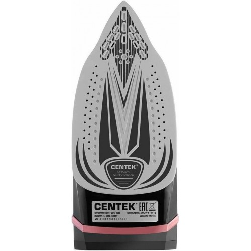 Утюг Centek CT-2313 (2020) (черный/розовый) 3