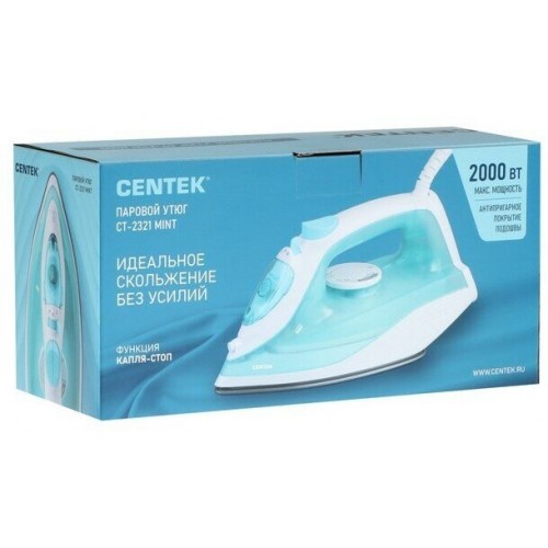Утюг Centek CT-2321 (белый/зеленый) 1
