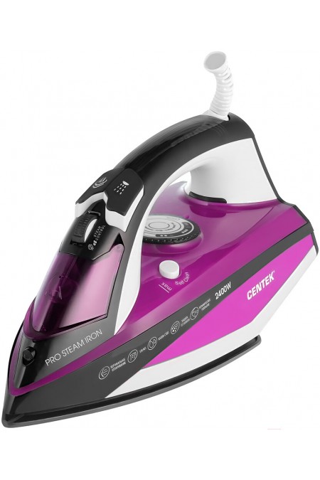 Утюг Centek CT-2344 (фиолетовый/черный) 