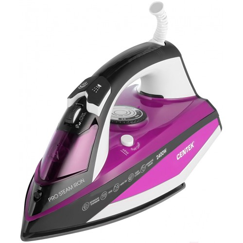 Утюг Centek CT-2344 (фиолетовый/черный) 